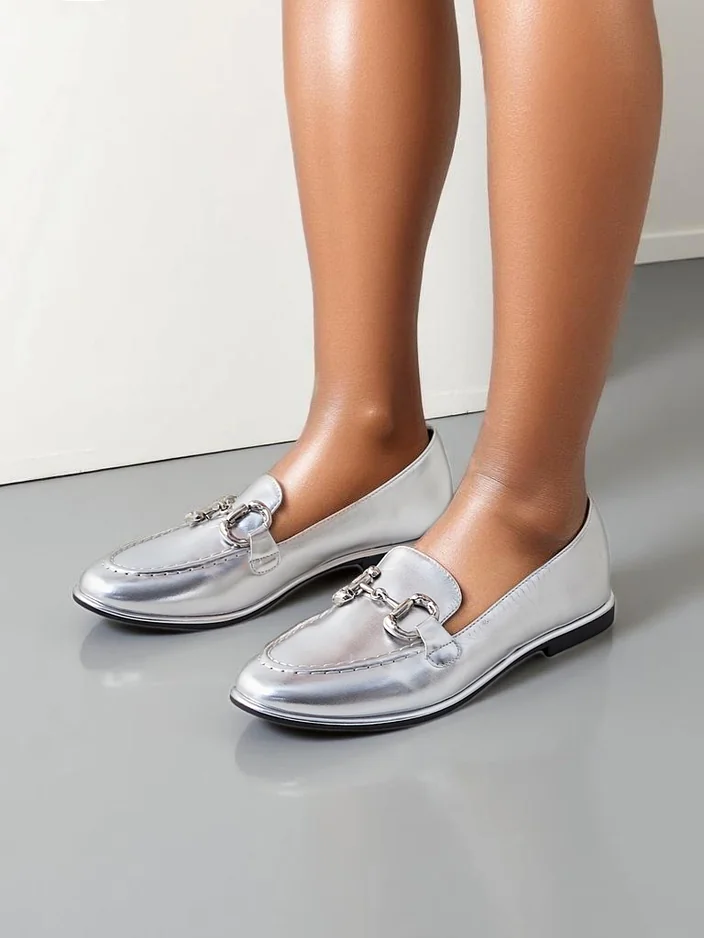 Royalfashion Жени мокасини Metalla