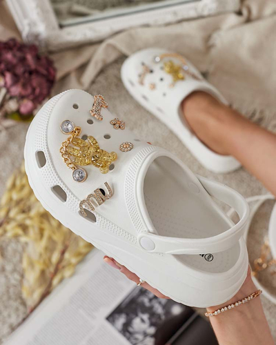 Royalfashion Дамски гумени джапанки с орнаменти Fescas