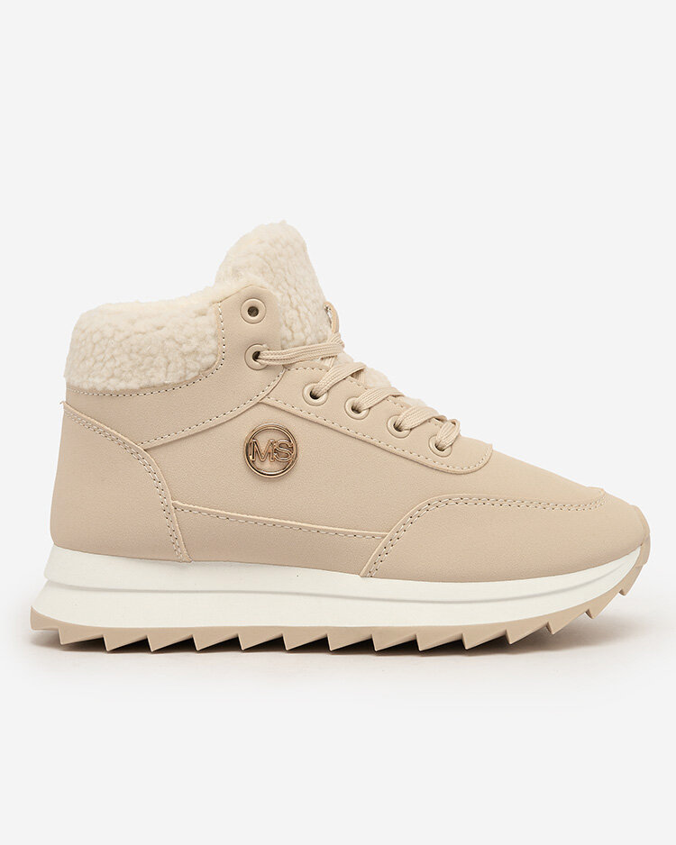 Royalfashion Дамски спортни обувки с изолация в бежово Cerrto