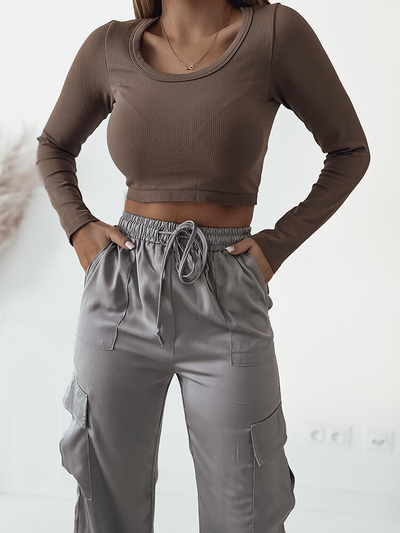 Royalfashion Дамски бойни панталони