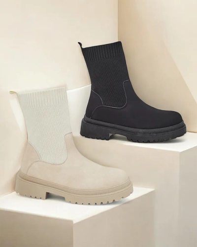 Дамски ботуши без връзки Royalfashion Dorino