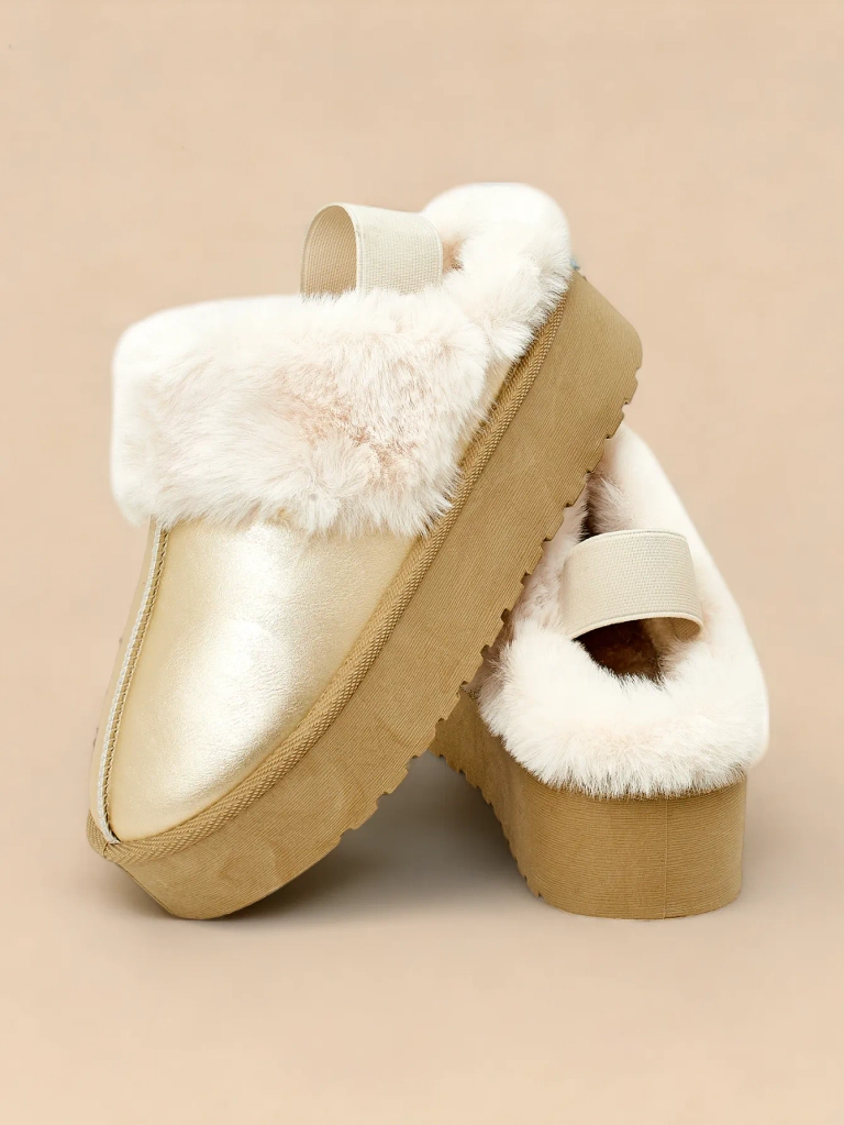 Royalfashion Къси женски боти без ток в стил на снежни боти за жени Ebiz