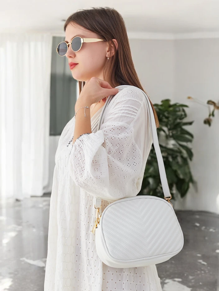 Royalfashion овална малка дамска чанта от еко-кожа