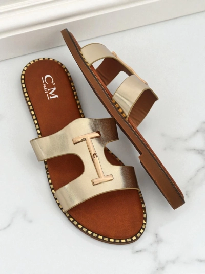 Royalfashion Дамски чехли с равна подметка Maya Louise