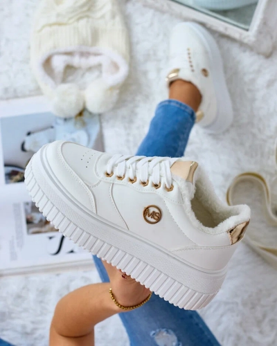 Royalfashion Затоплени дамски маратонки с кожа Sofi