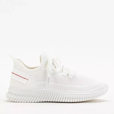 OUTLET Białe damskie sportowe buty Vaileno - Obuwie