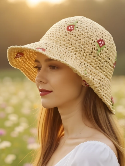 Royalfashion Дамска сламена шапка Florenya