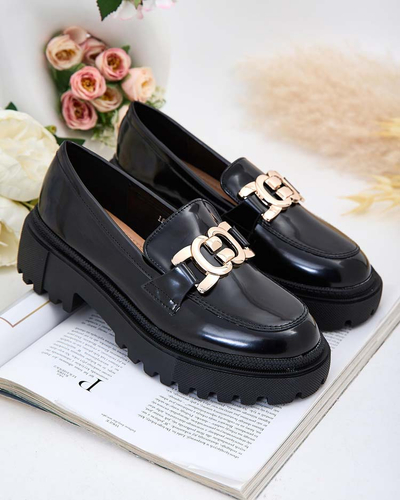 Royalfashion Дамски лакирани мокасини Bevevra