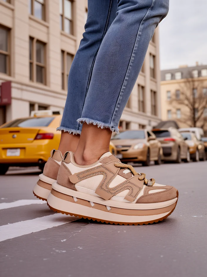 Royalfashion дамски платформи спортни маратонки Eviger