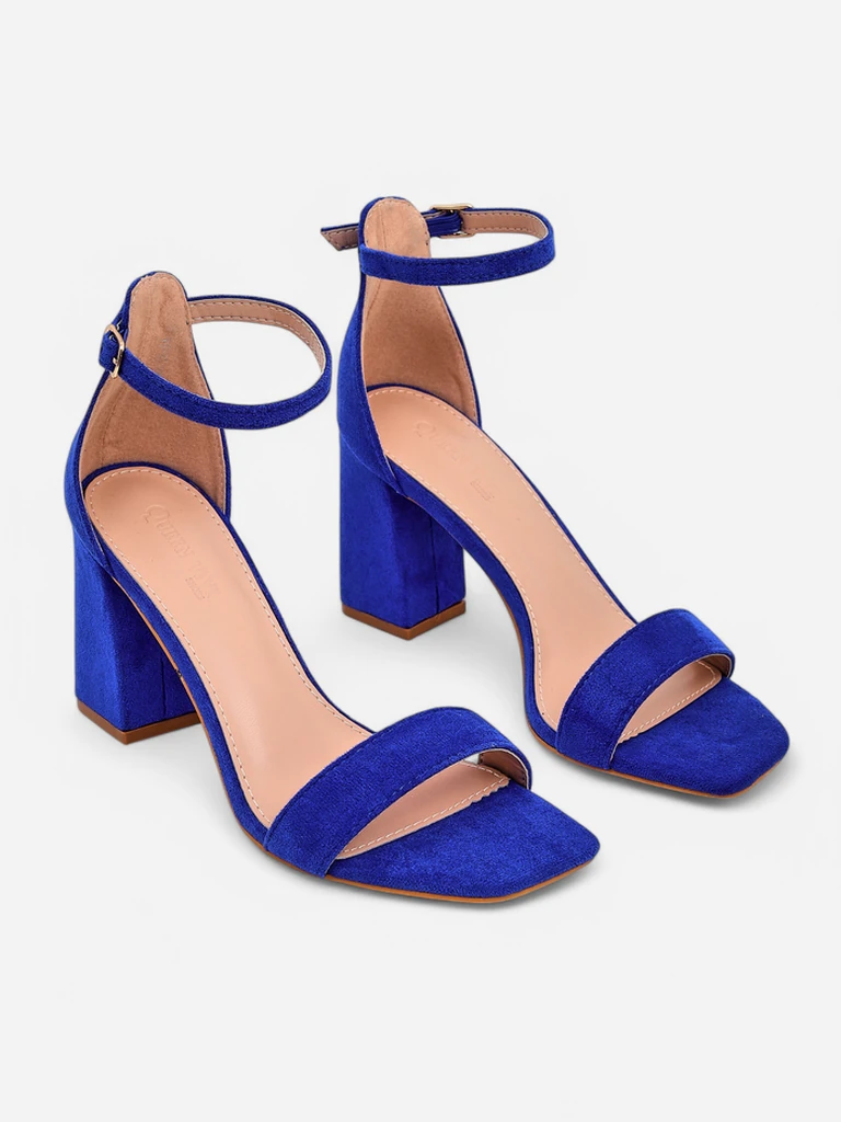 Royalfashion Жени обувки от еко-сукно сандали Qwadrat