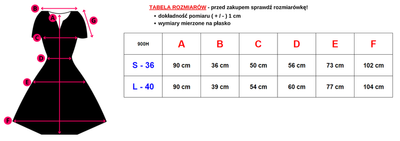 Zielona wzorzysta krótka sukienka- Odzież