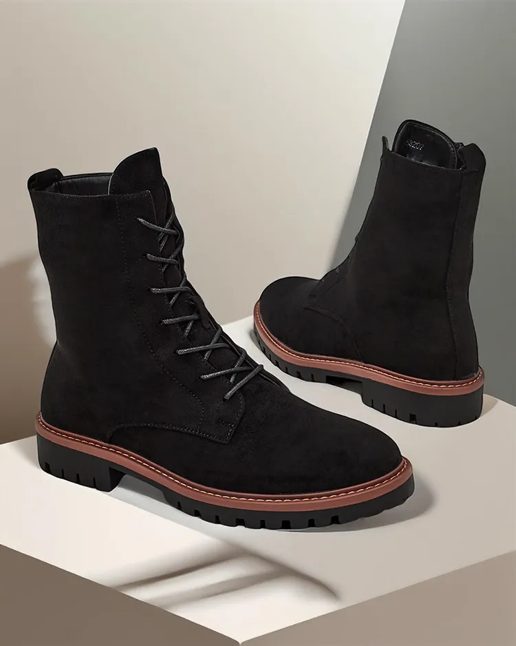 Дамски елегантни глезенови ботуши Royalfashion Gosop