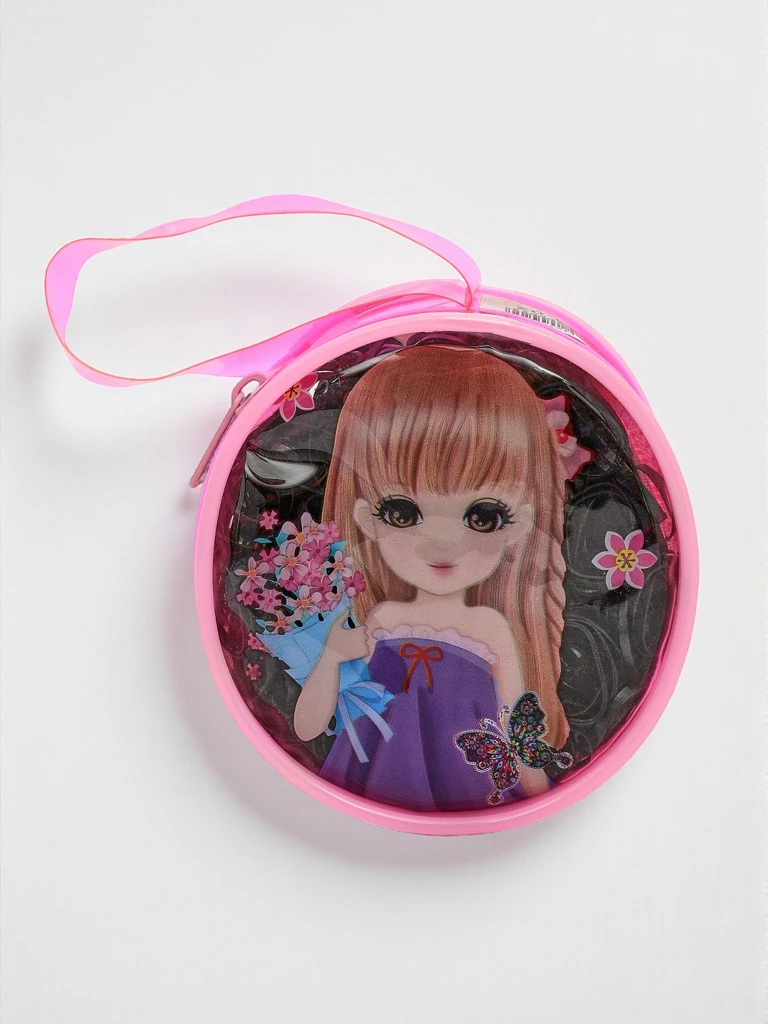 Royalfashion Многоцветни силиконови ластичета за коса в декоративна опаковка