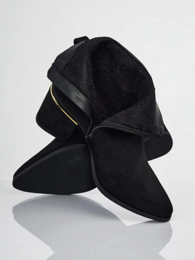 Дамски боти от еко велур на ток Calyssa