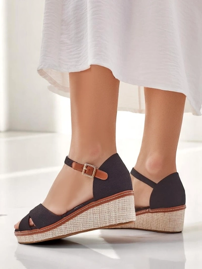 Royalfashion Дамски сандали на платформа без пръсти Terrific