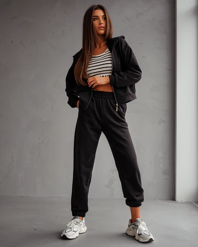 Royalfashion Комплект от памучен tracksuit за жени