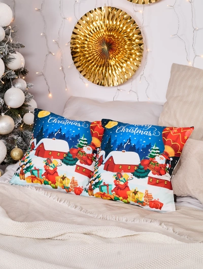 Royalfashion Декоративен калъф за възглавница за Коледа
