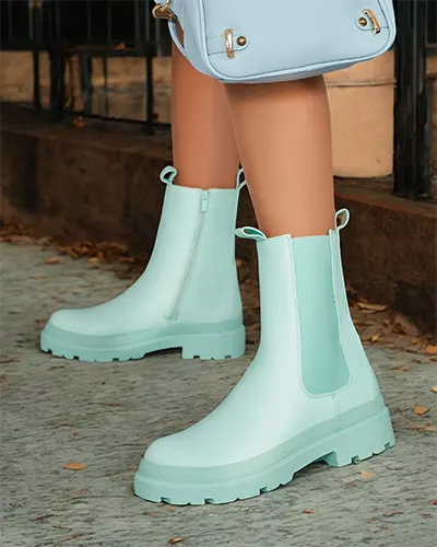 Дамски ботуши от естествена кожа Royalfashion Eko Дамските ботуши Ereste