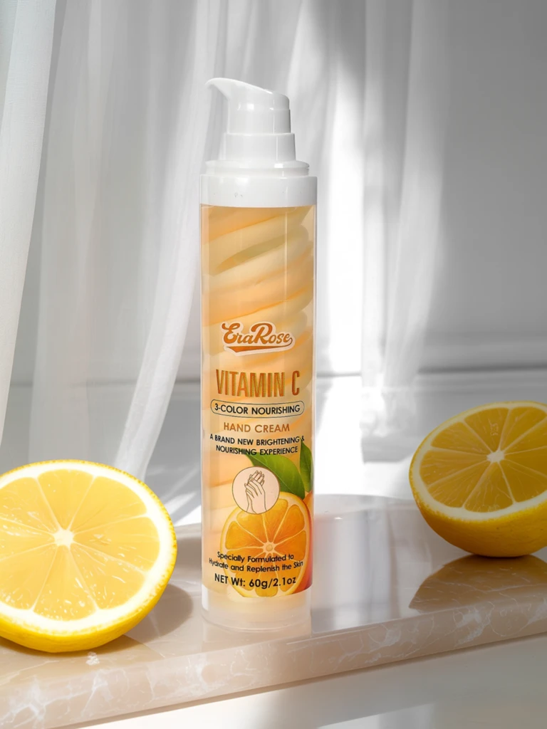EraRose Aurelia - крем за ръце с витамин C, 3-цветна грижа, 60гр