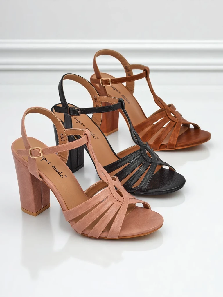 Royalfashion Дамски сандали с висок ток Daffi Elegance