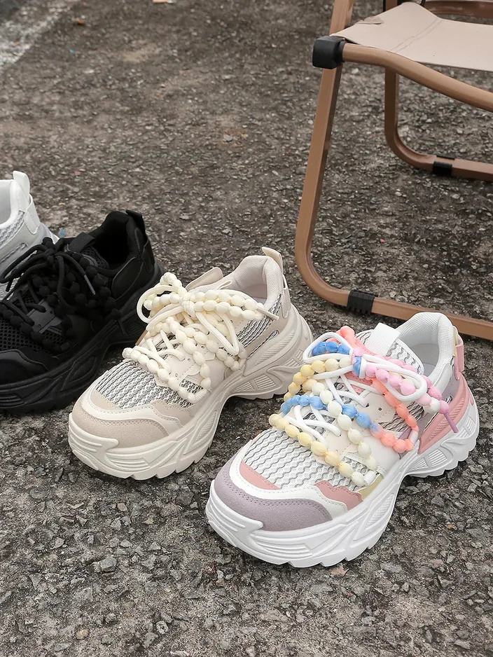 Спортни маратонки Royalfashion за жени на по-дебела подметка Loness