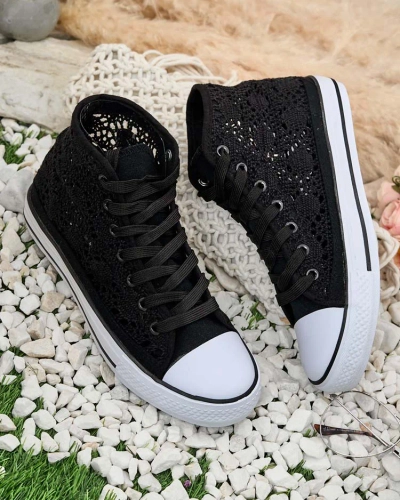 Royalfashion Дамски ажурни маратонки Nictz