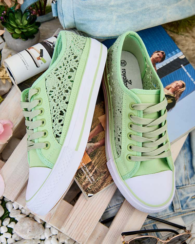 Royalfashion Women's Openwork Sneakers Niz