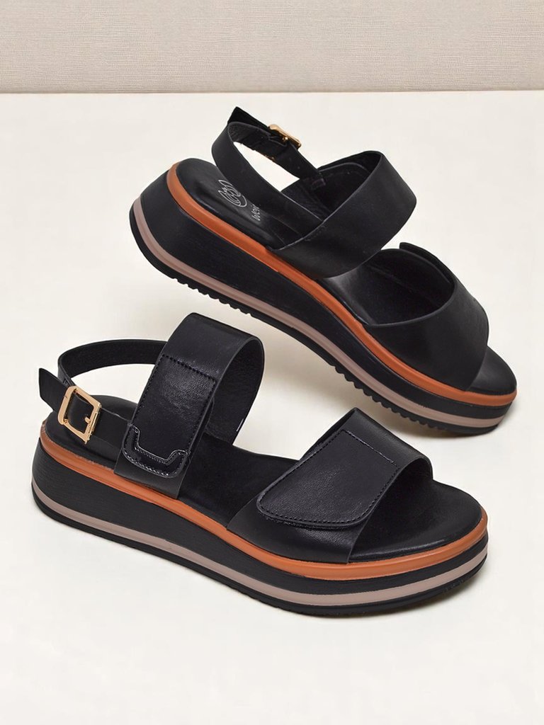 Royalfashion Дамски сандали с по-дебела подметка Tulipp