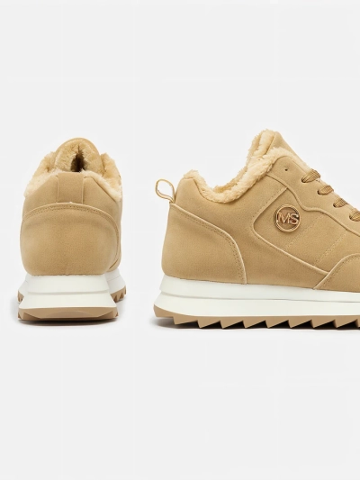 Royalfashion Светлокафяви дамски изолирани спортни обувки Lahho