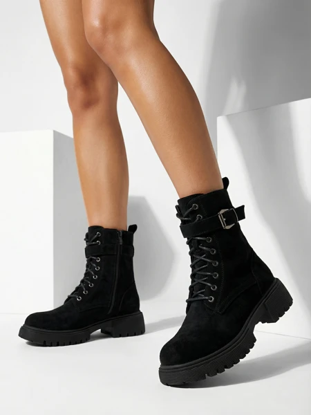 Дамски еко велурени боти Ubill