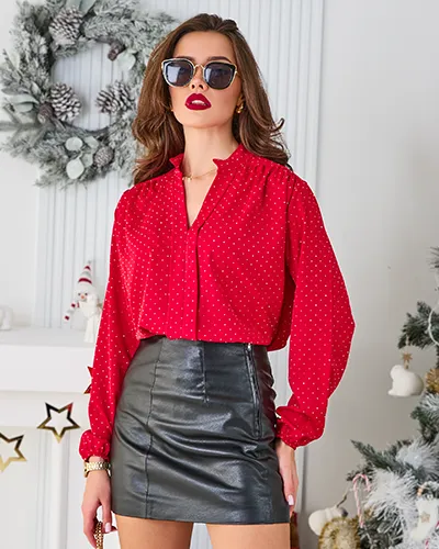 Риза Royalfashion за жени с камъни