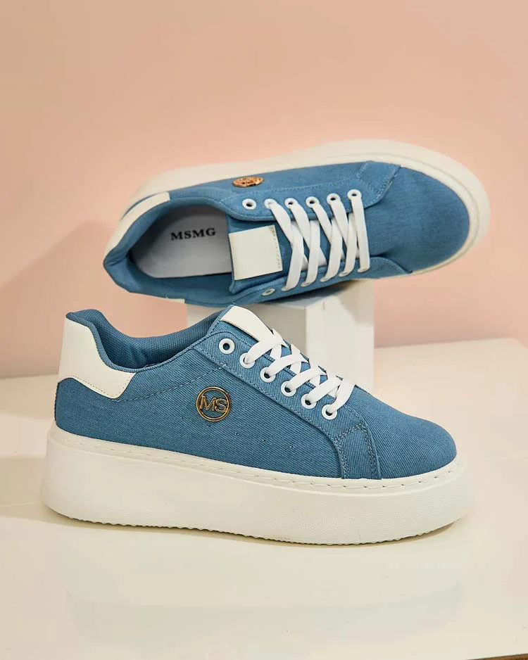 Royalfashion Дамски спортни маратонки на платформа Calomie