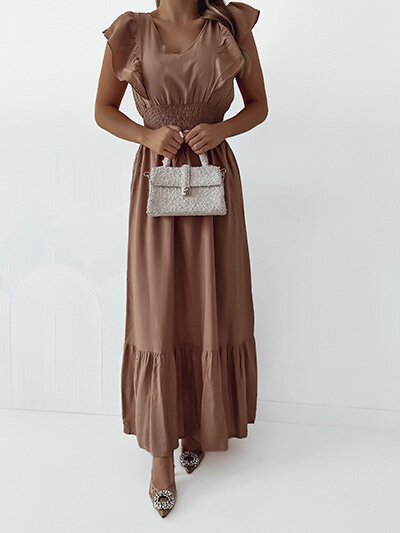 Royalfashion Дамска миди рокля