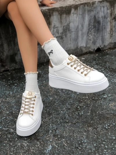 Спортни маратонки за жени Royalfashion с декоративни връзки Eone