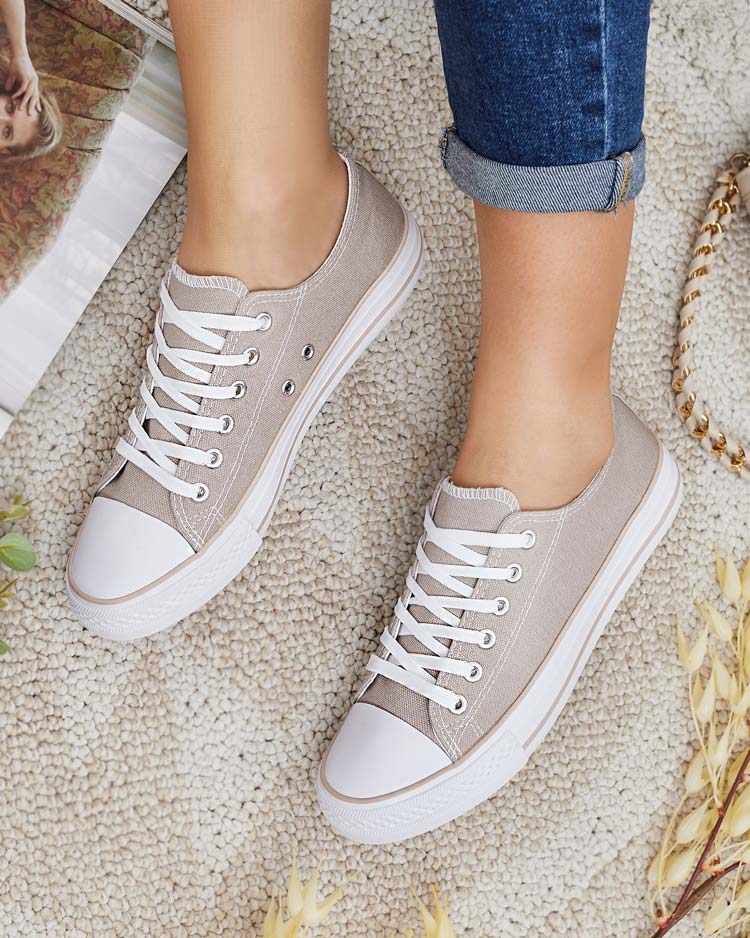 Royalfashion Дамски класически маратонки с връзки Ogisea