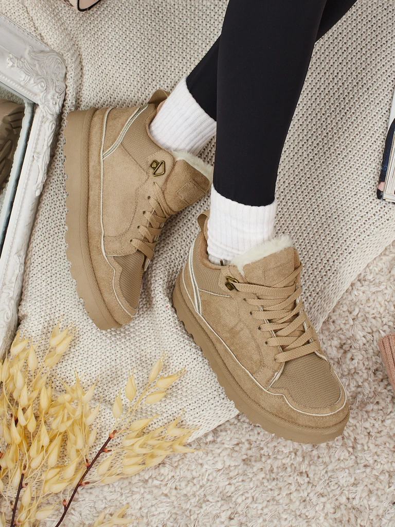 Дамски сникърси с подплата Faylo