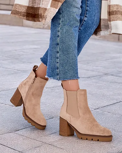 Royalfashion Дамски ботуши с токчета Timoxo