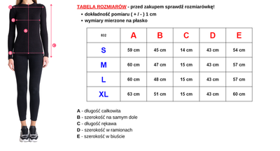 Różowo - czarny 2-częściowy damski komplet - Odzież