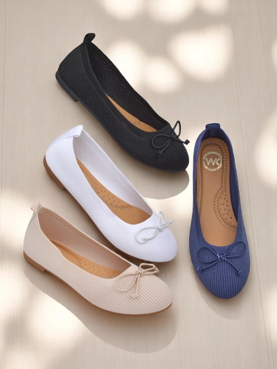 Royalfashion Женски текстилни балерини Magger