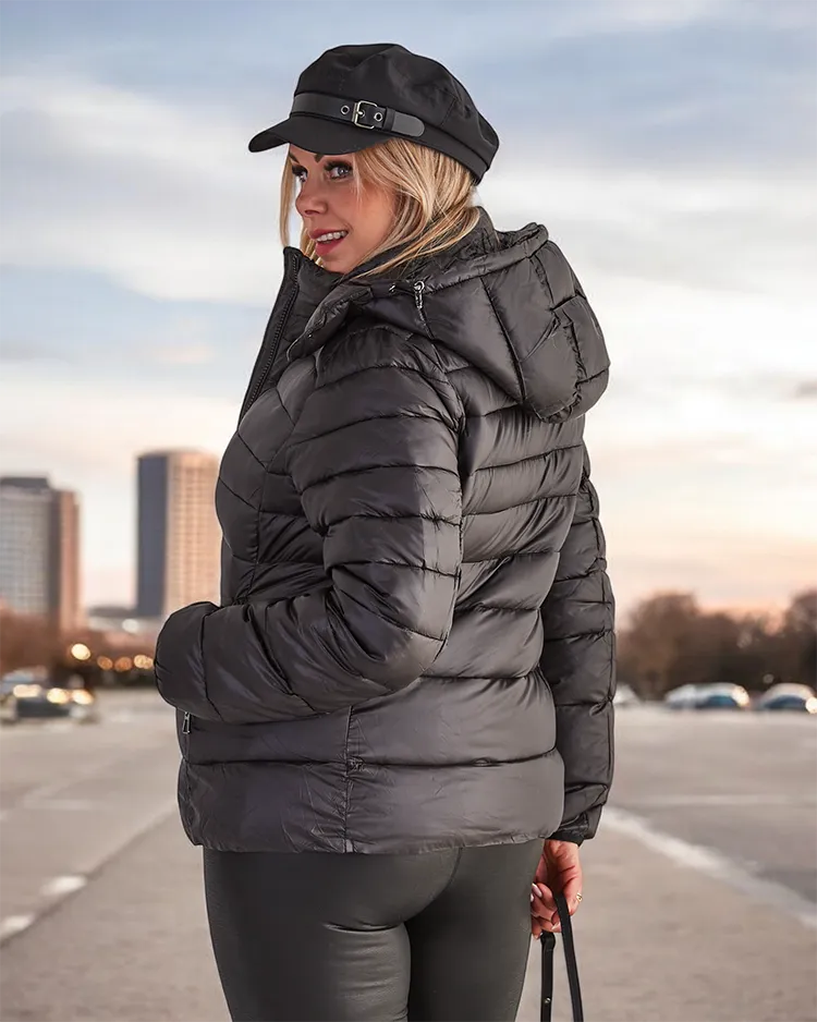 Дамско ватирано зимно яке Royalfashion