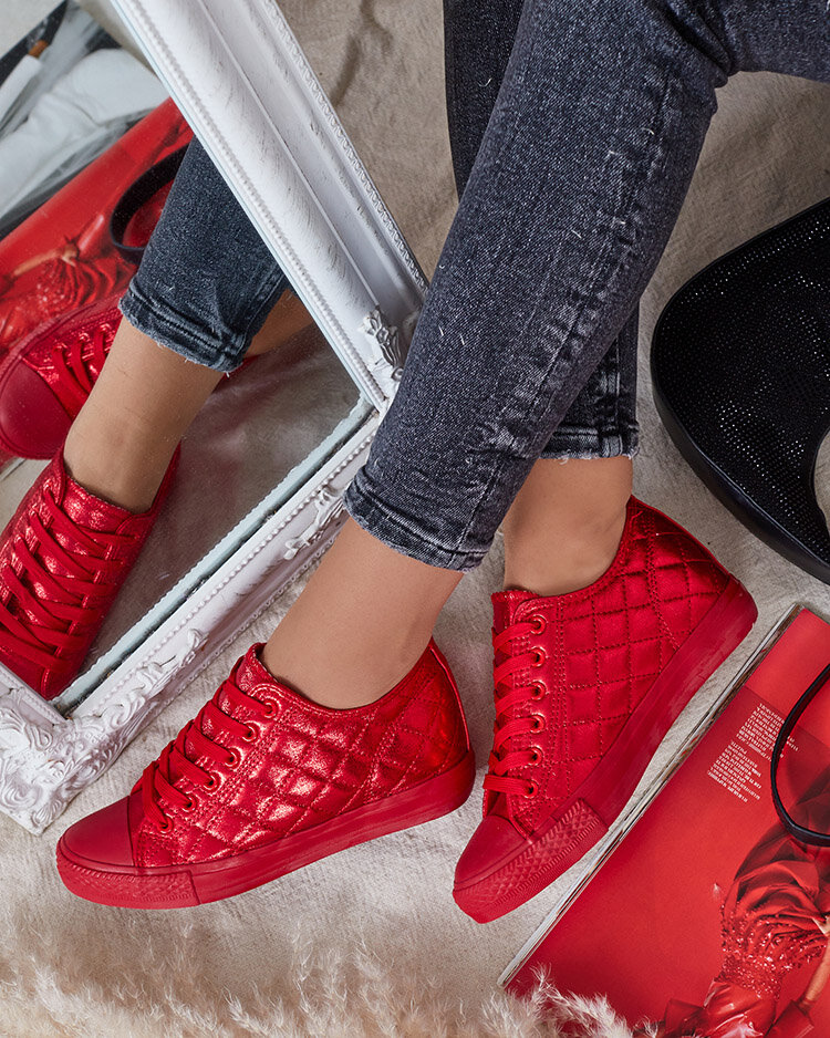 Royalfashion Дамски ватирани маратонки със скрита котва Avvas