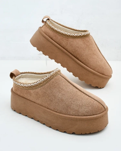 Royalfashion Дамски къси ботуши Zommy a'la snow boots