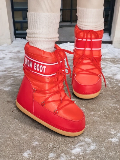 Дамски зимни боти Royalfashion с маншет Soblesia