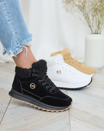 Royalfashion Дамски спортни обувки с изолация в черно Cerrto