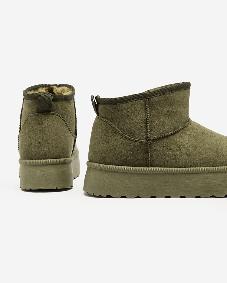 Royalfashion Зелени дамски ботуши за сняг на платформа Ersinella