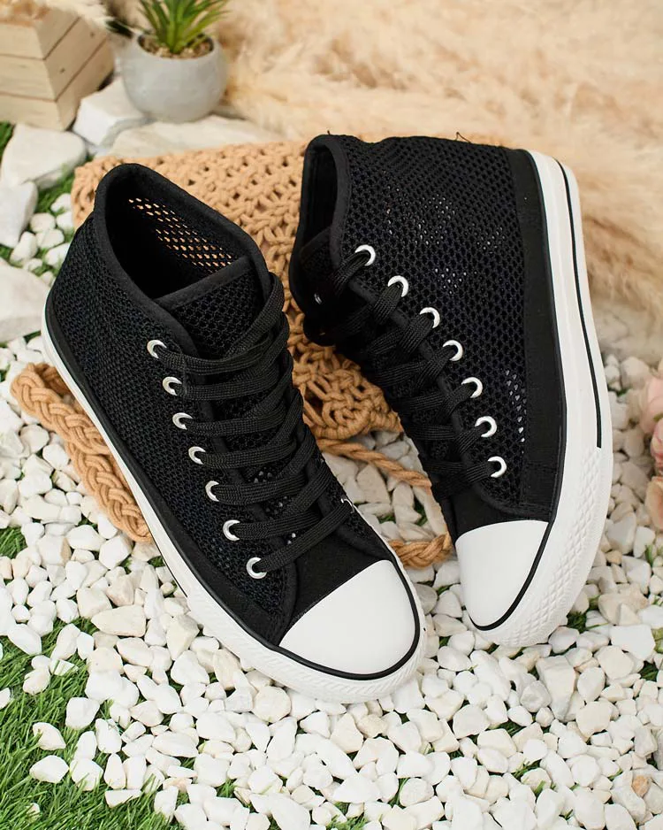 Royalfashion Дамски ажурни маратонки Nizzef