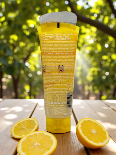 Златен Скраб за Лице с Цитрусов Екстракт