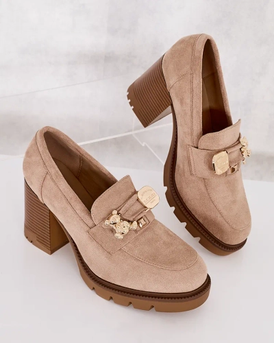 Royalfashion Дамски мокасини на висок ток Nezii