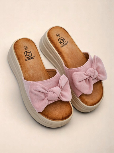 Royalfashion Дамски чехли на платформа Givan