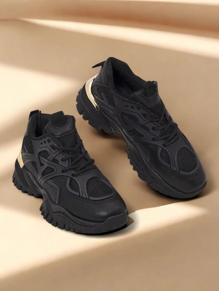 Stilosa Luma Черни Дамски Сникърси от Екологична Кожа